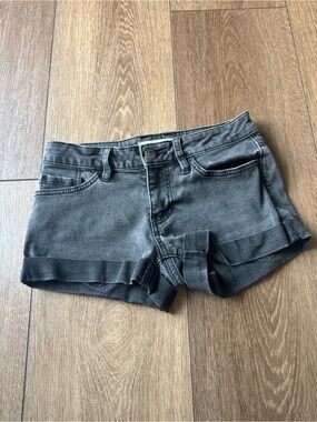 Vans Washed Black Denim Shorts